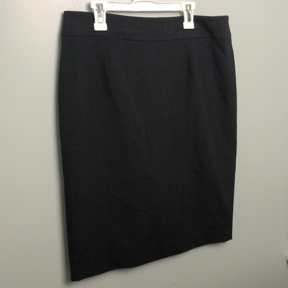 Calvin Klein Gray Pencil Skirt